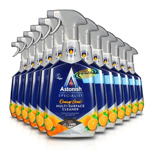 12x Astonish Specialist Orange Grove Multi Surface Cleaner & Degreaser 750ml