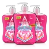 3x Astonish Protect & Care Raspberry Ripple Anti Bacterial Handwash 600ml