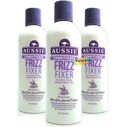 3x Aussie Frizz Fixer Conditioner 250ml For Unruly Frizzy Hair