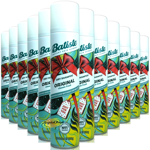 12x Batiste ORIGINAL Dry Shampoo 200ml Instant Hair Refresh