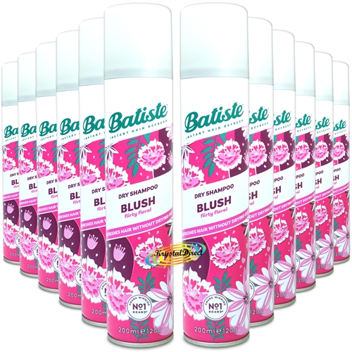 12x Batiste Dry Shampoo Floral Flirty Blush 200ml