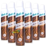 6x Batiste Dry Shampoo & A Hint Of Colour For Brunettes 200ml