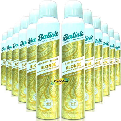 12x Batiste Dry Shampoo & A Hint Of Colour For Blondes 200ml