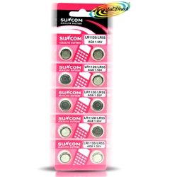 Suncom Alkaline Button Cell Batteries 10 LR1120/LR55- AG8/1.55V