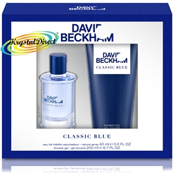 David Beckham Classic Blue 40ml EDT + 200ml Body Wash