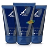 3x Blue Stratos Bath & Shower Gel 150ml