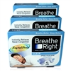 3x Breathe Right Nasal Strips CLEAR 10 LARGE