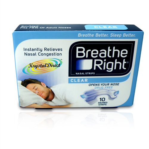 Breath Right Nasal Strips Clear-10-Large