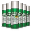 6x Brut Original Long Lasting Anti Perspirant Spray 200ml