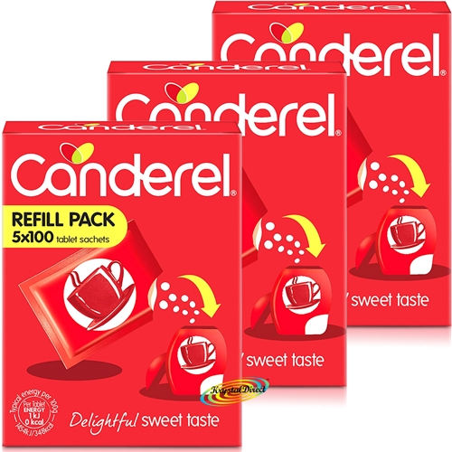 3x Canderel Tablets 500's Refill box