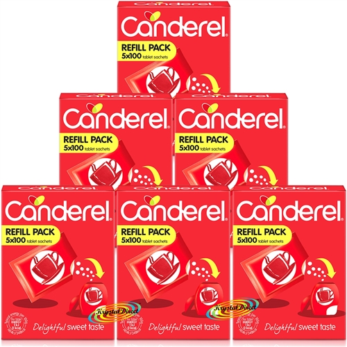 6x Canderel Tablets 500's Refill box