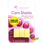 Carnation 3 Corn Shields Soft Gel Cushions Foot Corn Pressure Pain Relief