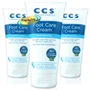 3x CCS Foot Care Cream for Dry Skin & Cracked Heels Foot Cream 175ml