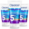 3x Clearasil Multi Action Exfoliating 5 In 1 Face Scrub 150ml
