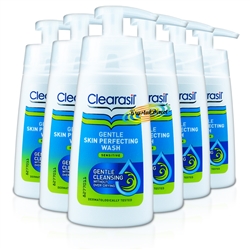 6x Clearasil Gentle Skin Perfecting Daily Wash Sensitive Face Cleanser 150ml