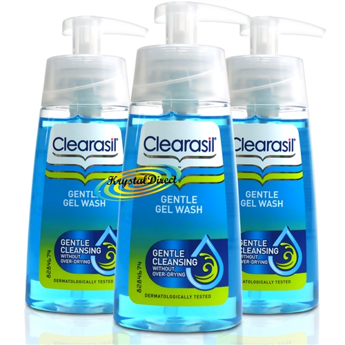 3x Clearasil Gentle Gel Wash 150ml