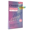 Clear & Simple LH Ovulation Test Strips 5 Tests 20mlU of Sensitivity