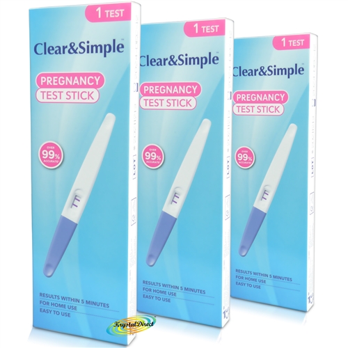 3x CLEAR & SIMPLE TEST KIT 1TEST