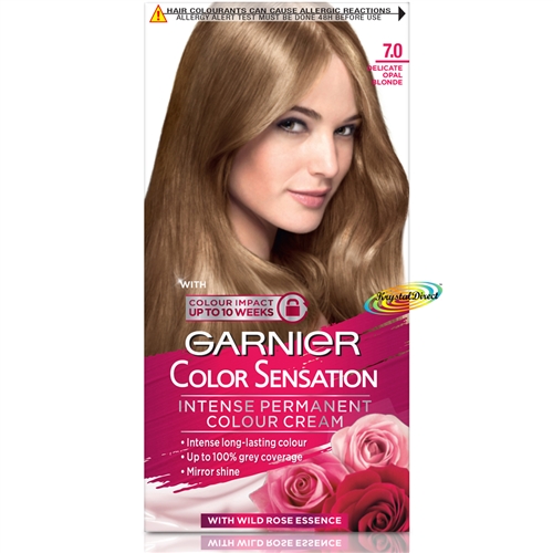 Garnier Color Sensation 7.0 Delicate Opal Blonde Permanent Hair Colour Cream Dye