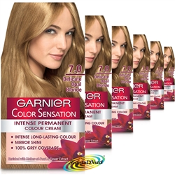 6x Garnier Color Sensation 7.0 Delicate Opal Blonde Permanent Hair Colour Cream Dye