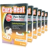 6x Cura Heat Pads Neck & Shoulder 2 Patches 20H Warm Pain Relief