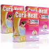 3x Cura Heat Pads Period Pain 12H Comforting Relief 3 Patches