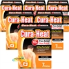 6x Cura Heat Back & Shoulder 7 Direct to Skin Heat Patches 16H Warm Pain Relief