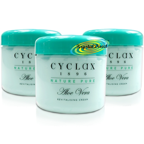 3x Cyclax Nature Pure Aloe Vera Revitalising Cream 300ml