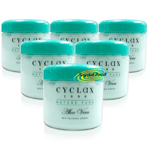 6x Cyclax Nature Pure Aloe Vera Revitalising Cream 300ml