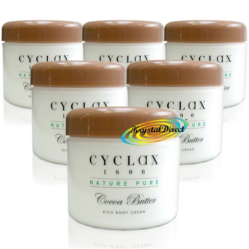 6x Cyclax Nature Pure Cocoa Butter Rich Body Cream 300ml