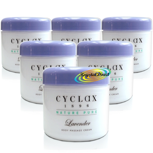 6x Cyclax Nature Pure Lavender Body Massage Cream 300ml