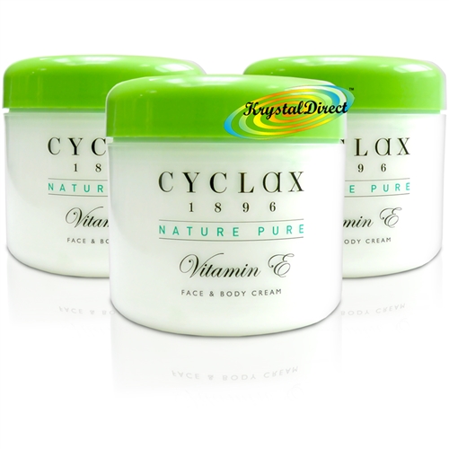 3x Cyclax Nature Pure Vitamin E Face & Body Cream 300ml