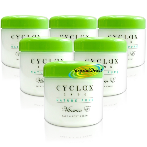 6x Cyclax Nature Pure Vitamin E Face & Body Cream 300ml