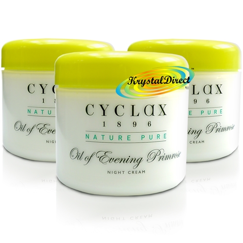 3x Cyclax Nature Pure Oil Of Evening Primrose Night Cream 300ml