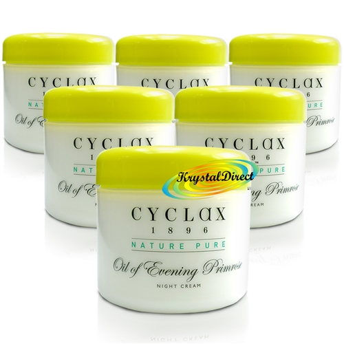 6x Cyclax Nature Pure Oil Of Evening Primrose Night Cream 300ml