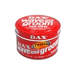 Dax Wave & Groom Red Wax Maximum Hold Light Shine Thick Hair Dress 99g