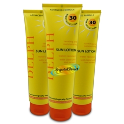 3x Delph Tanning & Moisturising Water Resistant Sun Lotion SPF30 150ml