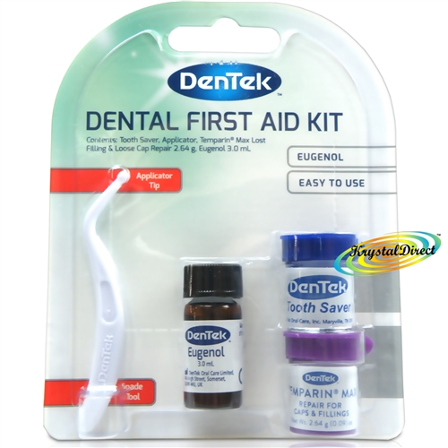 Dentek Dental First Aid Kit - Applicator, Tooth Saver, Temporary Filling