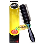 Denman D1 Classic Styling Brush Extra Soft Plastic Pins 8 Row