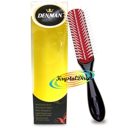 Denman D14 Classic Small Styling Hair Brush Nylon Pins 5 Row