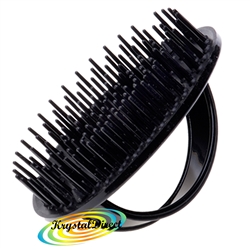 Denman D6 Be-Bop Circular Scalp Massage Extra Soft Plastic Hair Brush