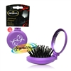 Denman D7 Compact Portable Travel Size Folding Hair Brush With Vanity Mirror Purple