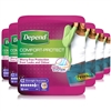 6x Depend Incontinence 10 Pants Women Super S/M Soft Dry-Lock Core