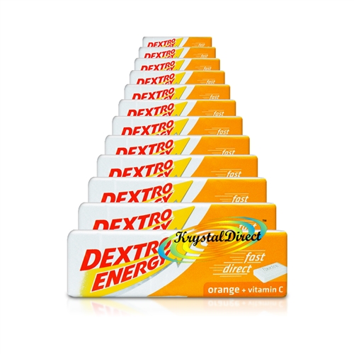 12x Dextro Energy Glucose Orange Flavour Tablets