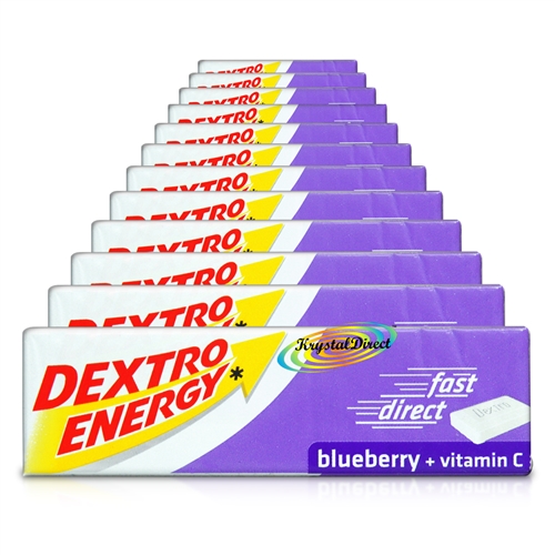 12x Dextro Energy Glucose Blueberry Flavour 14 Tablets