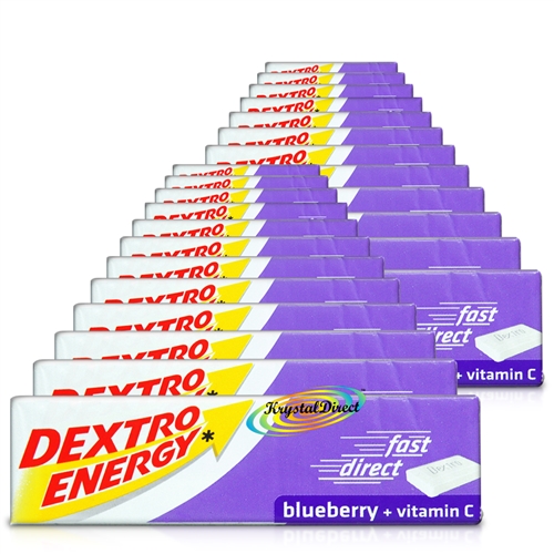 24x Dextro Energy Glucose Blueberry Flavour 14 Tablets