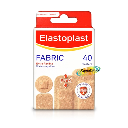 Fabric Extra Flexible Breathable 40 Strips Plaster Scratches Cut Textile Wound