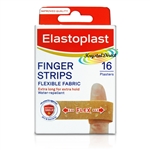 Elastoplast Finger Strips Extra Flexible Fabric Wound Cuts Graze Plasters 16