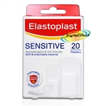 Elastoplast Sensitive Extra Skin Friendly Wound Cut Scratche Strips Plaster 20 Strips