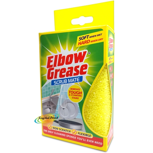 Elbow Grease Scrub Mate Cleaning Sponge - Soft When Wet, Hard When Dry